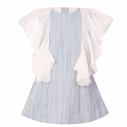 Elegant Blue Baby Dress