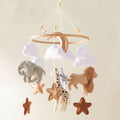 Felt Crib Mobile - Forest, Cloud & Moon