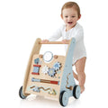 Wooden Baby Activity Walker with Storage